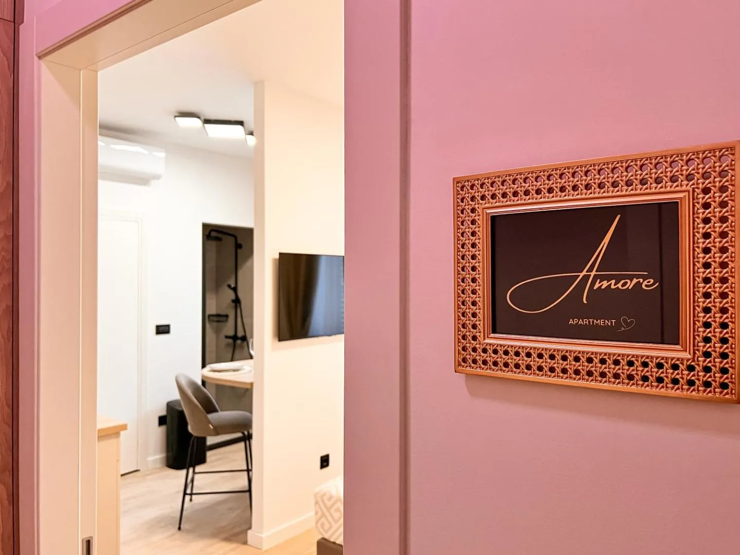 Amore - Amore door plaque